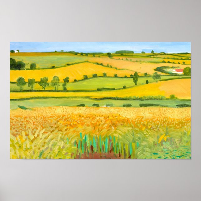 David hockney konst poster (Framsidan)