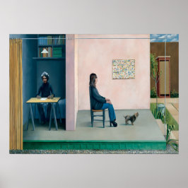 David hockney konst poster