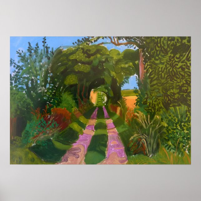 David hockney konst poster (Framsidan)