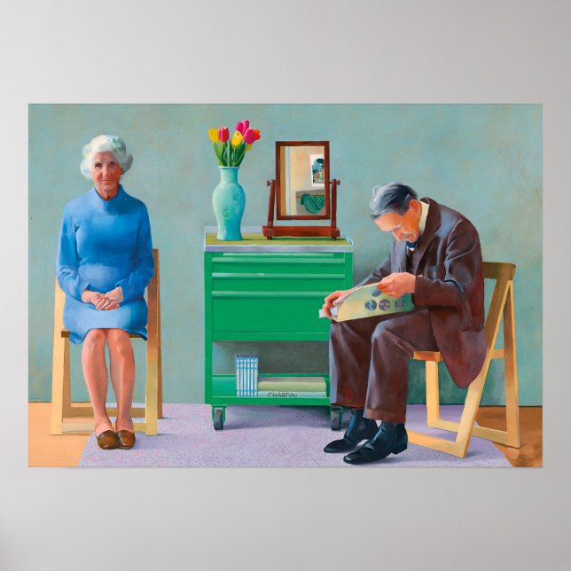 David hockney konst poster (Framsidan)