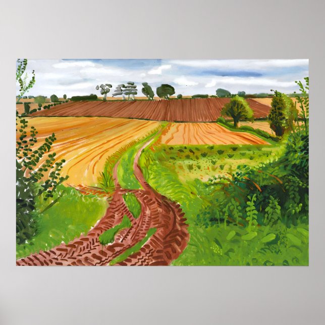 David hockney konst poster (Framsidan)