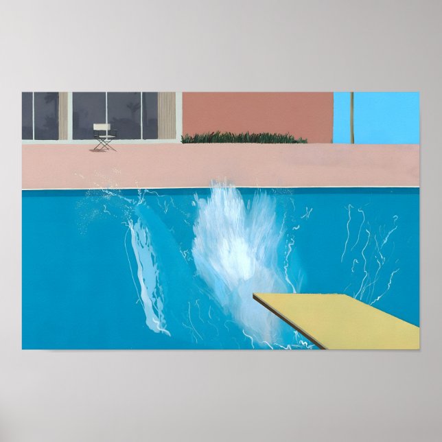David Hockney konststil Poster (Framsidan)