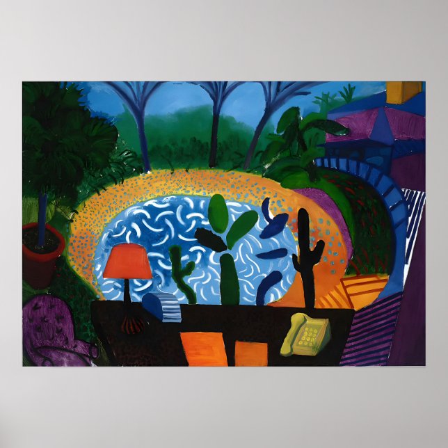 David hockney konstverk poster (Framsidan)