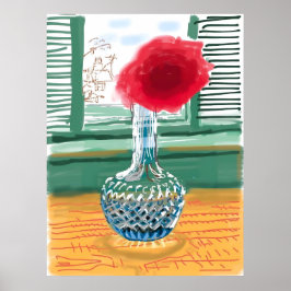 David Hockneys konststil Poster