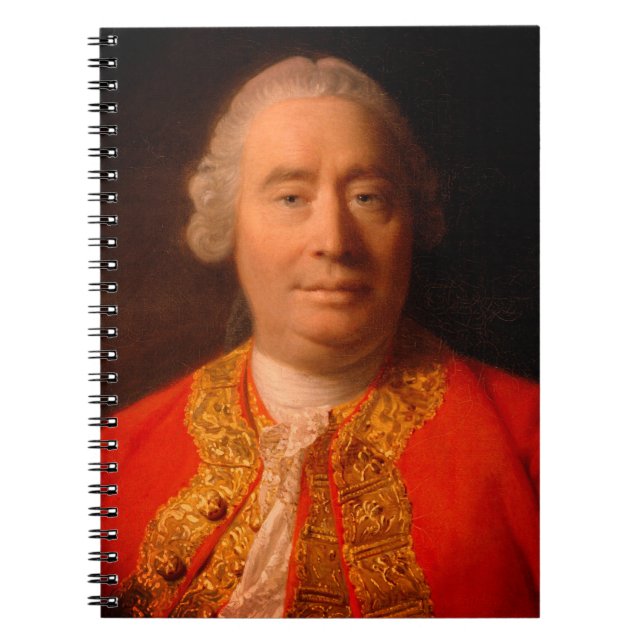 David Hume (1766 Allan Ramsay porträtt) Anteckningsbok (Framsidan)