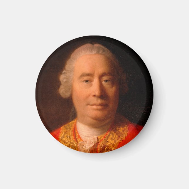 David Hume (1766 Allan Ramsay porträtt) Magnet (Framsidan)