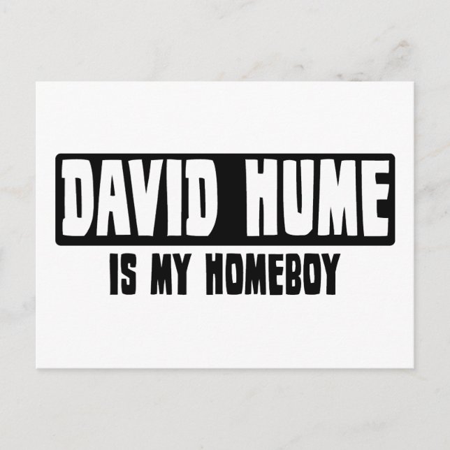 David Hume är min Homeboy Vykort (Framsida)