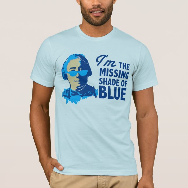 David Hume skuggar av blåttT-tröja Tee Shirt (Framsida)