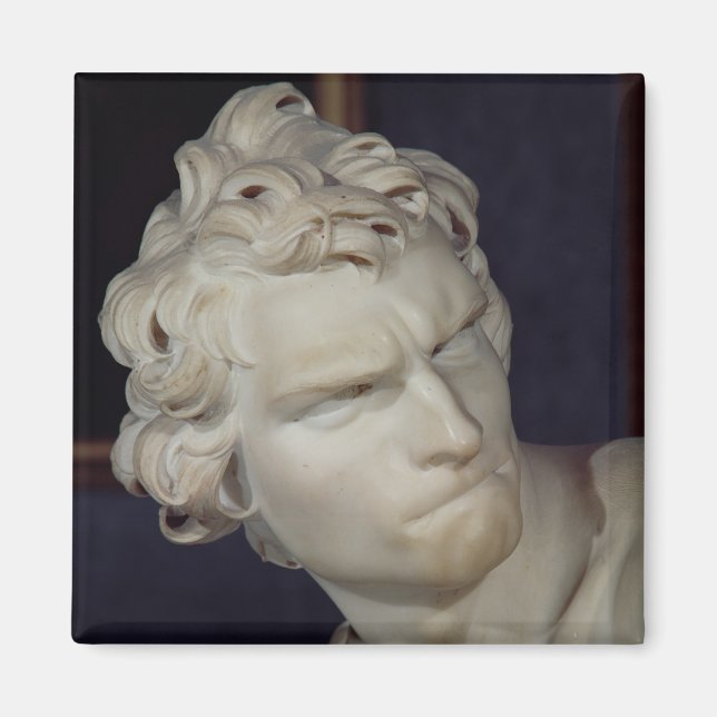 David, huvud, 1623-23 magnet (Framsidan)