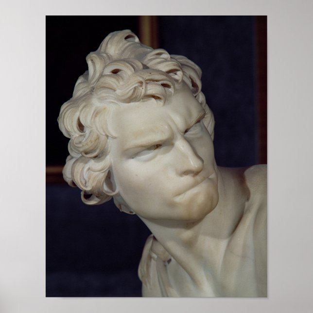 David, huvud, 1623-23 poster (Framsidan)