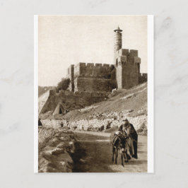 David i Jerusalem Vykort
