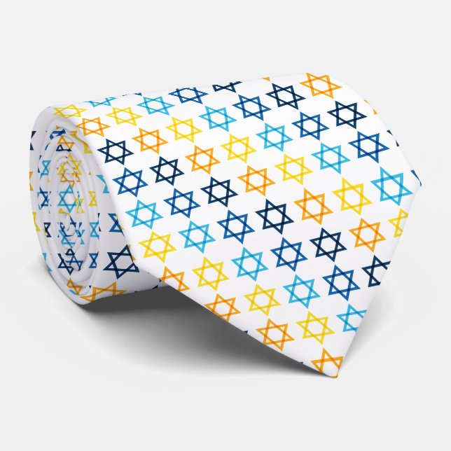 David Jewish Colorful Star Slips (Rullad)
