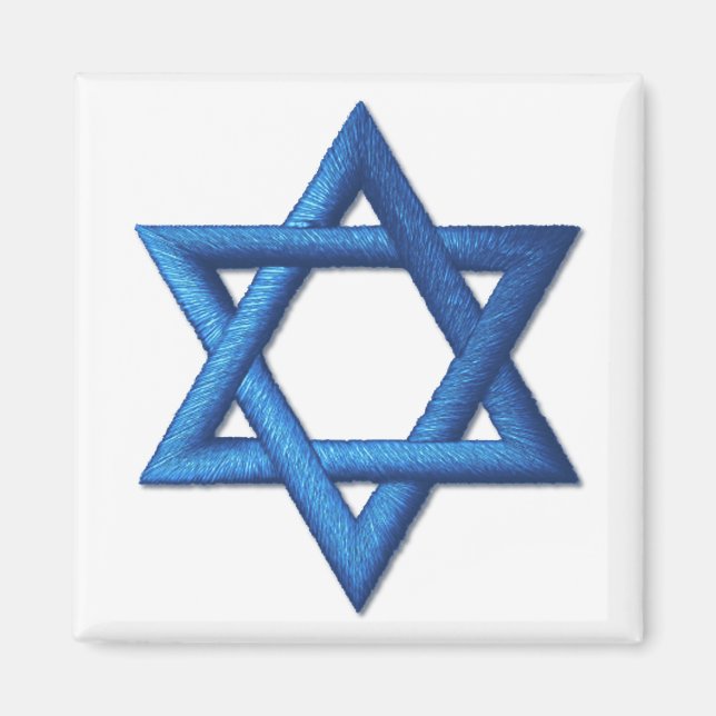 David Jewish Israels symbol Magnet (Framsidan)