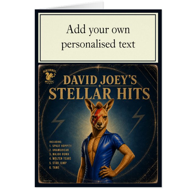 David Joey Album: en Parodi OBS Kort (Framsidan)