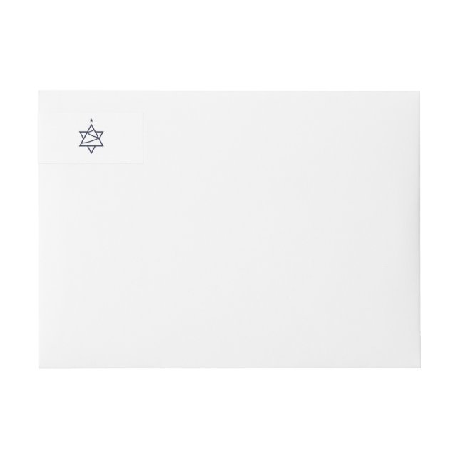 David julgran Star Etikettband (Framsidan)