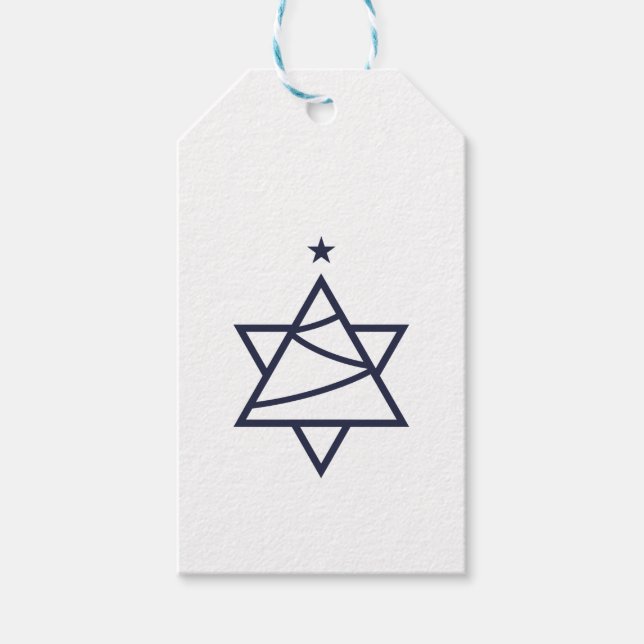 David julgran Star Presentetikett (Framsidan)