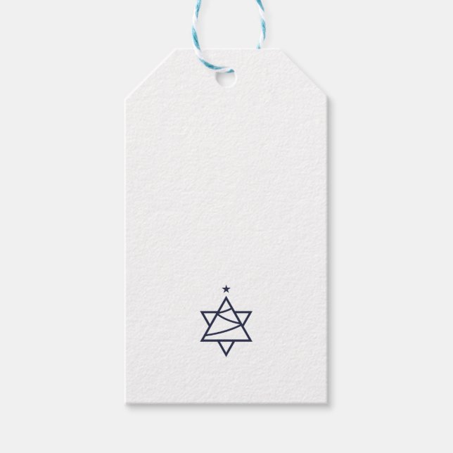 David julgran Star Presentetikett (Framsidan)