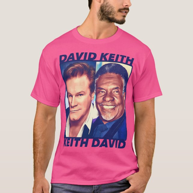 David Keith Keith David T Shirt (Framsida)