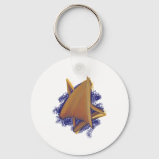 David Keychain stjärna Nyckelring