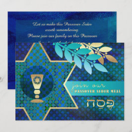 David, Kiddush Kopp Psover Seder Inbjudningar