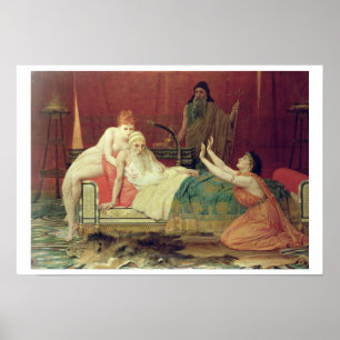 David löfte till Bathsheba Poster