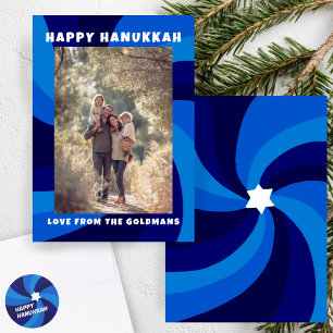 David LYCKLIG HANUKKAH-ANPASSNINGSBARNAS moderna S Julkort
