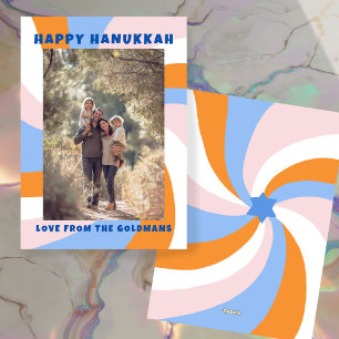 David LYCKLIG HANUKKAH-ANPASSNINGSBARNAS moderna S Julkort