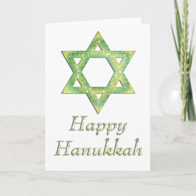 David Lycklig Hanukkah Greeting Card 17 Helgkort (Framsida)