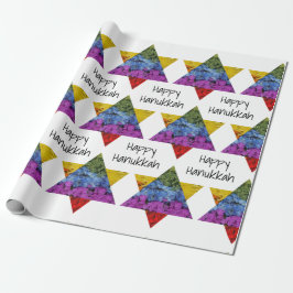 David Lycklig Hanukkah Wrapping Papper Presentpapper