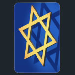 David Magnet-stjärnan Magnet<br><div class="desc">David Magnets stjärna är en underbar gåva till Hanukkah eller när som helst på året.</div>
