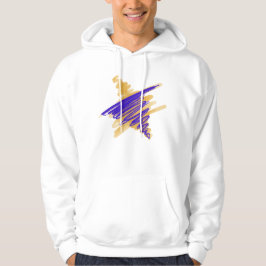 David Manar Hoodie Watercolor Star