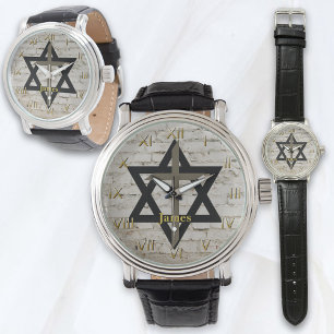 David med Brown Kor Armbandsur