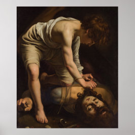 David med chefen för Goliat Poster