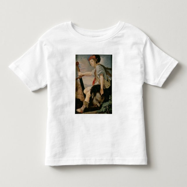 David med huvudet av Goliath T-shirt (Framsida)
