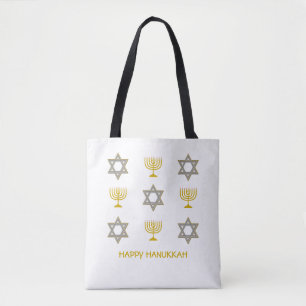 David Menorah HANUKKAH-stjärna Tygkasse