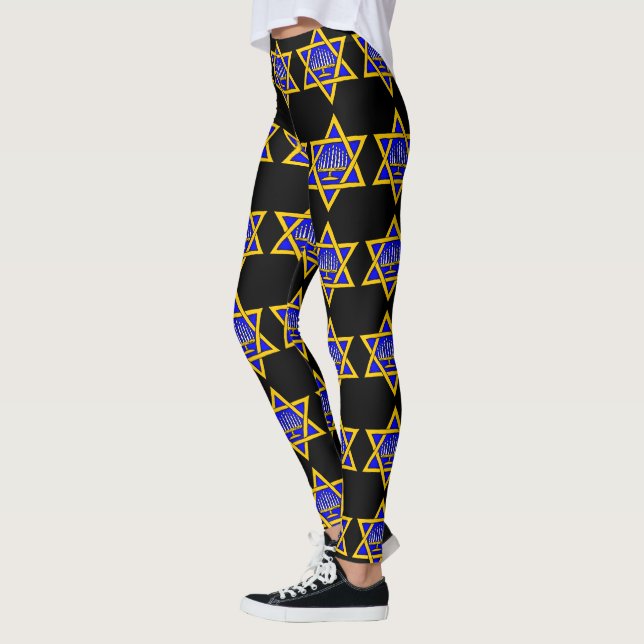 David & Menorahs stjärna Leggings (Vänster)