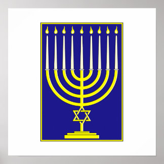 David Menorahs stjärna Poster
