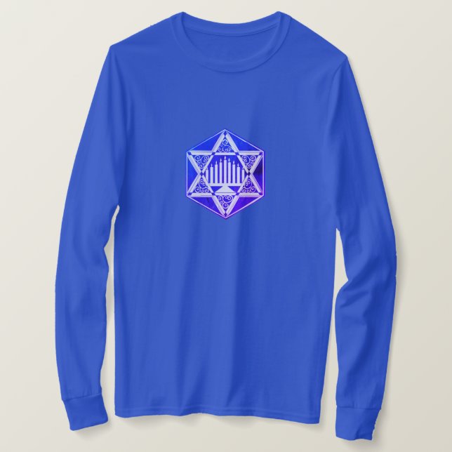David Menorahs stjärna T Shirt (Design framsida)