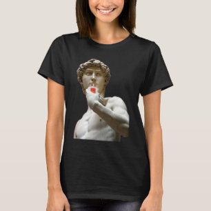 David Michelangelo Fastfood Parody Cola Women's Mo T Shirt