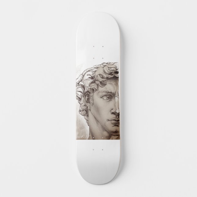David Michelangelo Mini Skateboard Bräda 18,5 Cm (Framsida)
