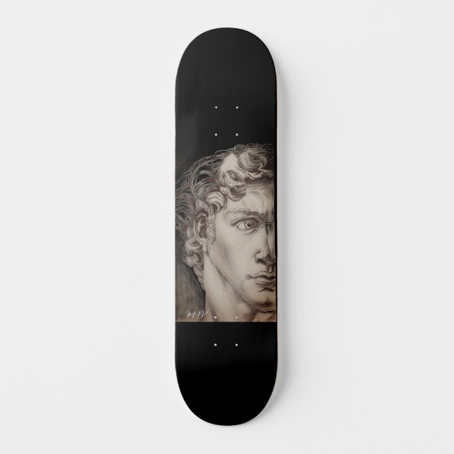 David Michelangelo Mini Skateboard Bräda 18,5 Cm (Framsida)
