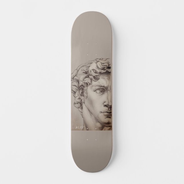 David Michelangelo Mini Skateboard Bräda 18,5 Cm (Framsida)