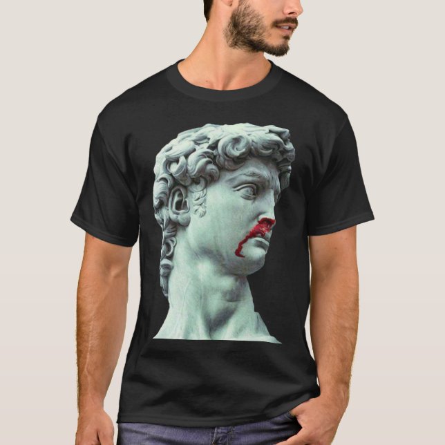 David Michelangelo Statue Manar s T Shirt (Framsida)