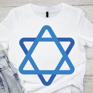 David Modern Blue Star T Shirt