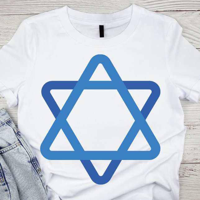 David Modern Blue Star T Shirt (Skapare uppladdad)