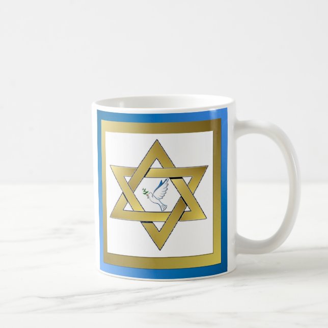David Muggs Peace Dove-stjärna Kaffemugg (Höger)