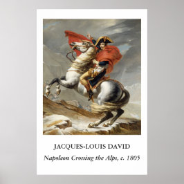David – Napoleon korsar Alperna Poster