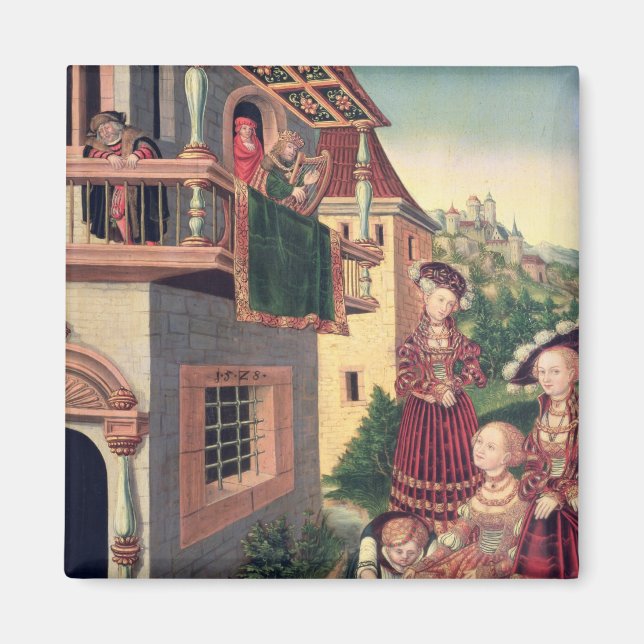 David och Bathsheba, 1528 Magnet (Framsidan)