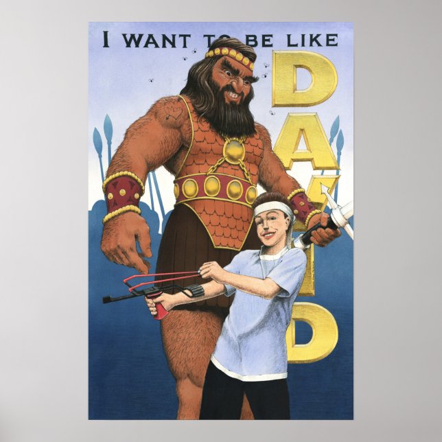 David och Goliat - Boy Poster (Framsidan)