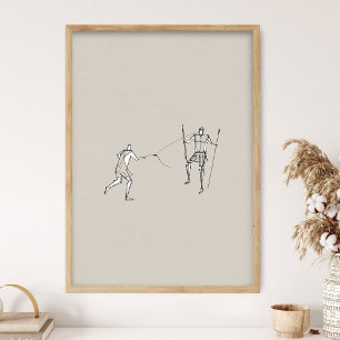 David och Goliat, Jesus Konst, Bibel Skisser, Jesu Poster